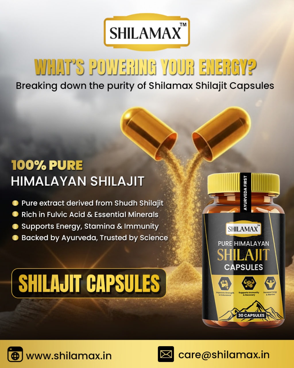Shilajit- 30 Capsules